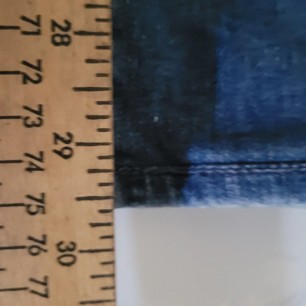John Varvatos Bowery Slim Straight Jeans Blue Denim Size 33X29